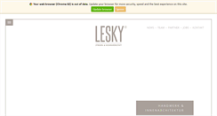 Desktop Screenshot of lesky.at